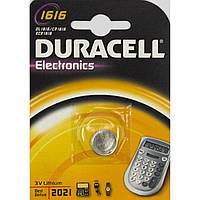 Батарейка Duracell Алкалайн CR-1616/1bl Electronics