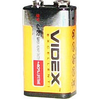 Батарейка Videx 6F22/1 shrink крона