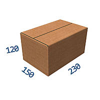 Картонная коробка / Гофроящик 230*150*120 (четырехклапанная)