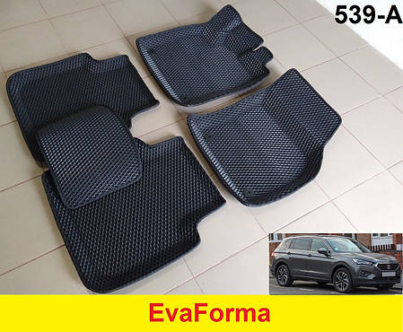 3D килимки EvaForma на Seat Tarraco '18-, килимки ЕВА, фото 2