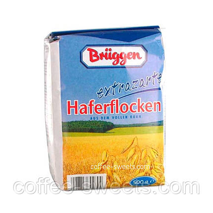 Цілісні овсянные пластівці Bruggen extrazarte Haferflocken 500g, фото 2