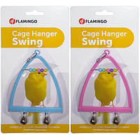 Karlie-Flamingo (Карли-Фламинго) SWING+ABACUS+BELL жердочка колокольчик и счеты игрушка для птиц