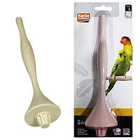 Karlie-Flamingo (Карли-Фламинго) SAND PERCH PLASTIC игрушка для птиц песчаная жердочка 21,5*2,5