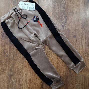 Дитячі теплі вельветові лосини з начосом "ЗОЛОТО" Art: 626-1