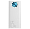 Зовнішній акумулятор Baseus Power Bank Amblight Quick Charge 65 W 30000 mAh White (PPLG-A02), фото 2