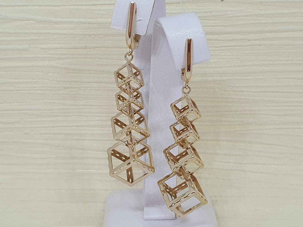 Золоті сережки.   СБ802ЛИ