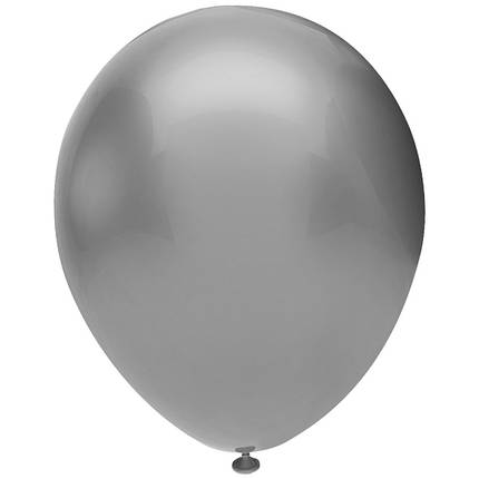 Куля 12" BALONEVI-БЛ металік 62 срібло, фото 2