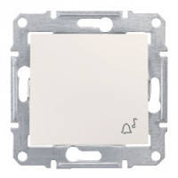 Вимикач Schneider-Electric Sedna Кнопка слонова кістка ( SDN0700123 )