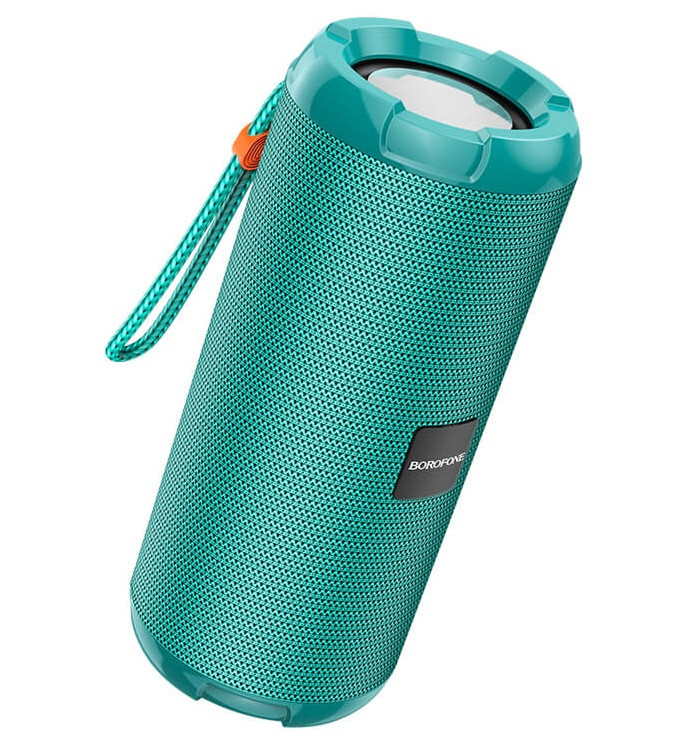 Портативная Bluetooth колонка BOROFONE BR15 Smart sports BT, бирюзовая
