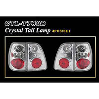 Фары-стоп Toyota L/C 100 98-04 Crystal (4шт.) (DLAA CTL-T780B)