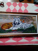 Набор для вышивания бисером "Саванна "Тигры" 