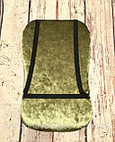 Іменна подушка для гімнастики 4 см завтовшки, акробатики, чорлідингу, черепашка, для розтяжки, захист на спину, фото 2