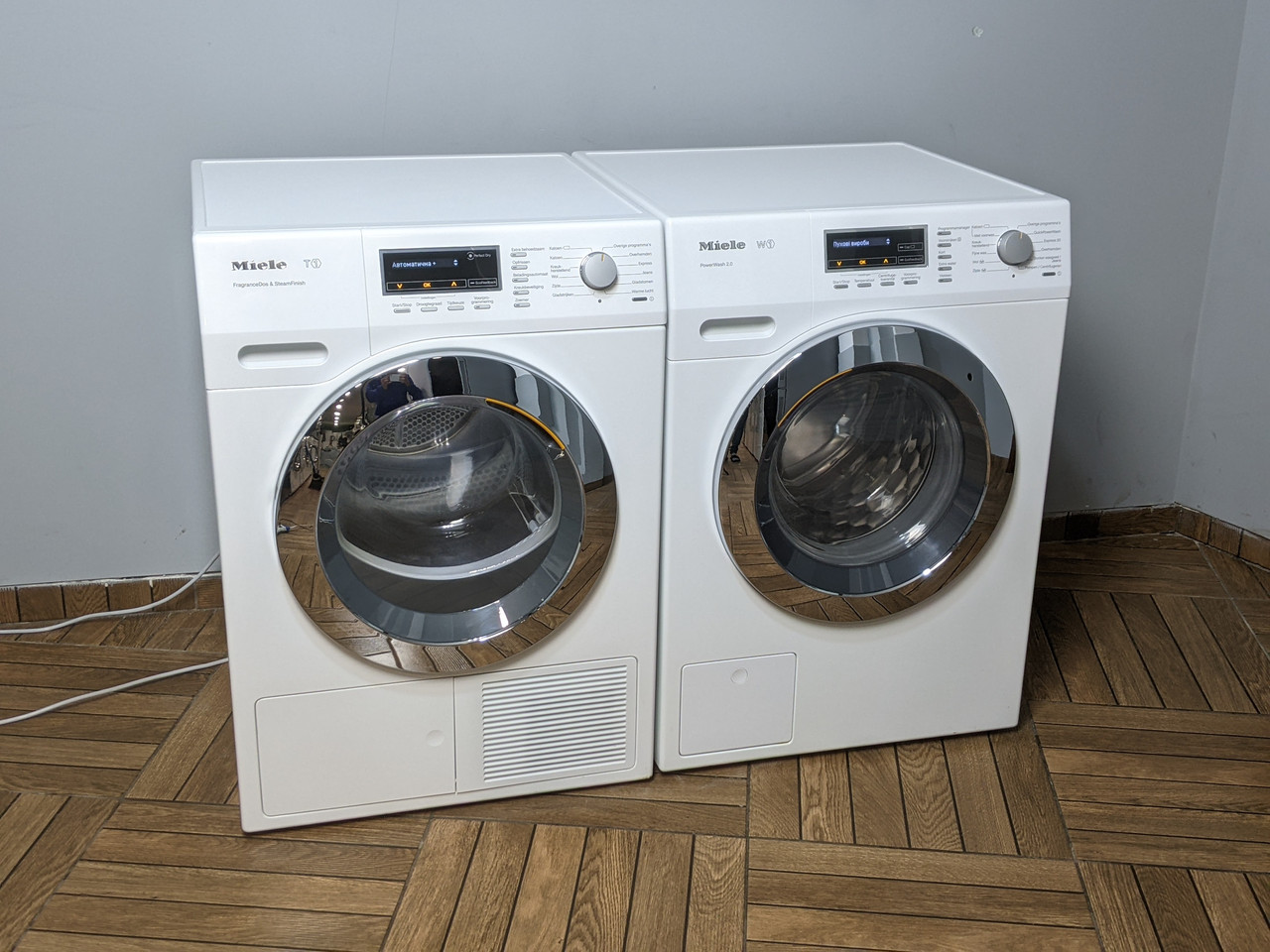 Комплект: Пральна машина Miele WKJ131 + Сушильна машина Miele TKL 450 WP