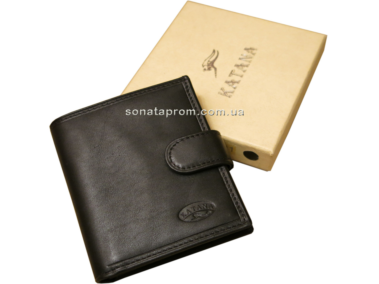 Кожаный кошелек Katana - фото 1 - id-p39212633