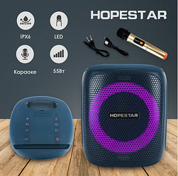 Колонка Bluetooth з мікрофоном HOPESTAR PARTY100 LED