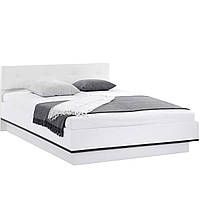 Ліжко двоспальне Lucca/Лука 180x200 з підіймальним механізмом Глянець білий-Екошкіра ТМ Міро Марк