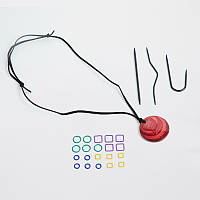 Набор:магнитное ожерелье и аксессуары для вязания Cherry Berry,KnitPro