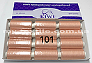 Нитка швейна 40s/2 400 ярдів Kiwi No101 Світло-персиковий, фото 2