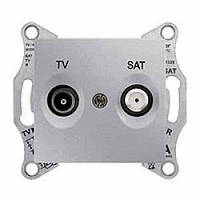 Розетка Schneider-Electric Sedna TV/SAT кінцева (1дб) алюміній ( SDN3401660 )