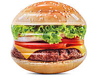 Плотик "Гамбургер", 145*142см, ремкомплект, в кор.27*25*10см. INTEX (58780)
