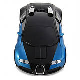 Робот-трансформер на радіокеруванні Bugatti Car Robot Size 1:18 Синя, фото 5
