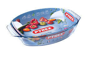 Форма с/к PYREX Irresistible форма скл.овал. 39х27х7см (4л) (412B000/8044)  TZP151