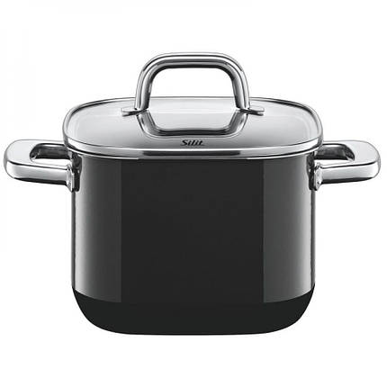 Каструля 18 см, глибока Quadro Black Silit, фото 2