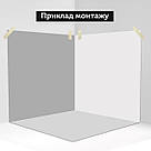 Фон вініловий 3D зелене боке з краплями, підлога золотисте дерево і кремовий мармур, 50×50 см, №58644, фото 7