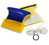 Магнітна щітка для миття вікон з двох сторін Double Side Glass Cleaner, фото 2