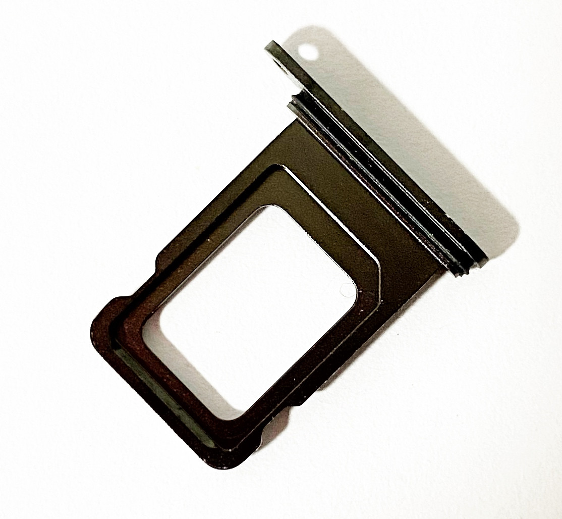 Лоток для сім карти iPhone 12 Pro , колір чорний, 1 sim, фото 1