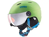 Шлем горнолыжный Uvex junior visor pro Applegreen Mat 54-56