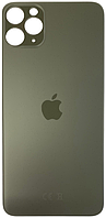 Задняя крышка iPhone 11 Pro Max серая Matte Space Gray с большими отверстиями под окна камер оригинал