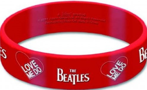 Резиновый браслет ROCK OFF  красный, фото 1