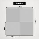 Фотофон вініловий 4в1 метал, іржа, потерта фарба та індастріал стиль, фон для фотографії 100x100 см, №54018, фото 3