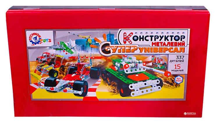 Конструктор металевий "Суперуніверсал" 337 деталей