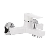 Змішувач для ванни PLAMIX Oscar-009 White (без шланга та лійки) (PM0025)