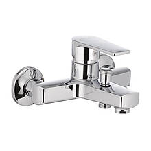PLAMIX Oscar-009 White Змішувач для ванни білий (без шланга і лійки) (PM0555)