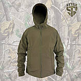 Костюм демісезонний SoftShell в кольорі Army Green 54 розмір, фото 3