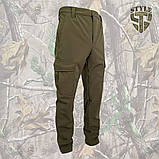 Костюм демісезонний SoftShell в кольорі Army Green 54 розмір, фото 8
