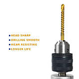 Набір кобальтових свердел із 6 шт., спіральний гвинт, метричний композитний позначник, свердло для позначника, фото 9