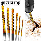 Набір кобальтових свердел із 6 шт., спіральний гвинт, метричний композитний позначник, свердло для позначника, фото 10