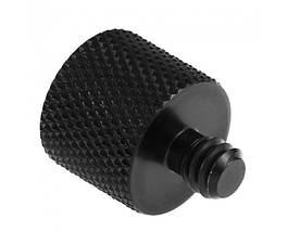 Адаптер перехідник з різі 1/4" Male (тато) на 5/8" Female (мама) (Puluz LS101), фото 4