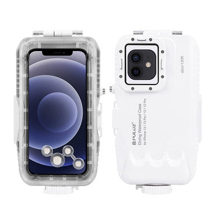 Водонепроникний чохол для iPhone 13 / 13 Pro / 12 / 12 Pro для дайвінгу (PU9113) з червоним фільтром для моря, фото 1