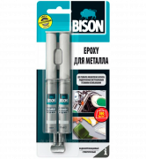Клей для металу двокомпонентний епоксидний  Bison 24 мл