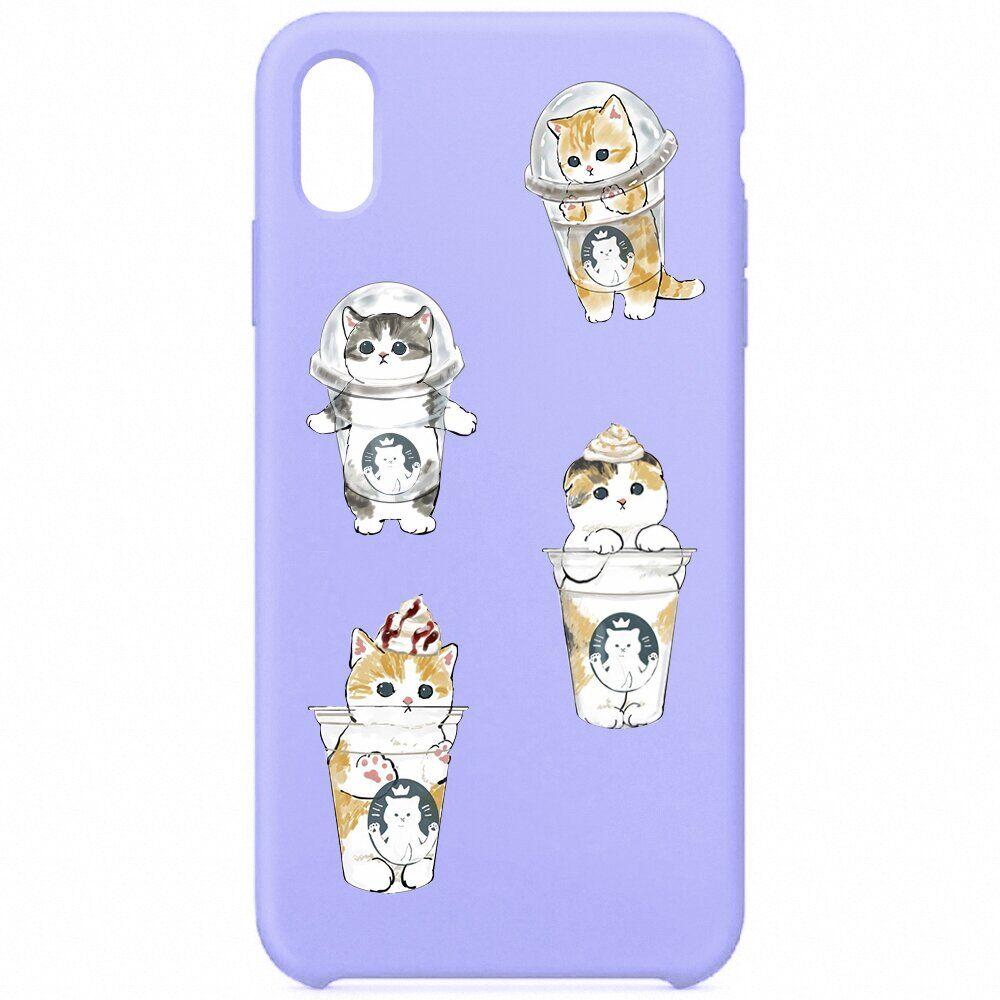 Apple iPhone 11 Pro Max Чохол-накладка MiaMI Cartoon Kitty #7 Violet