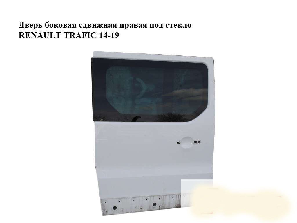 Двері бічні зсувні права під скло RENAULT TRAFIC 3 14- (РЕНО ТРАФІК), фото 1