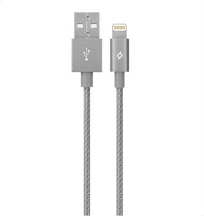 Кабель Ttec USB-Lightning AlumiCable 1.2 m Space Gray Mfi (2DKM02UG), фото 1