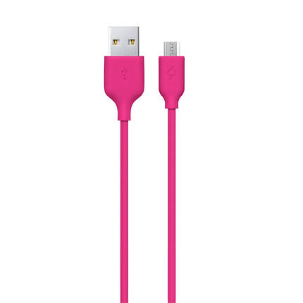 Кабель Ttec (2DK7530P) USB-MicroUSB 1.2 m Pink, фото 1