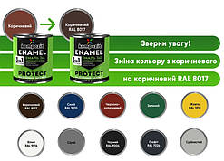 Емаль 3 в 1 Protect Komozit® жовта RAL 1018 для оцинковки, алюмінію, нержавейки, міді, латуні 2,7кг