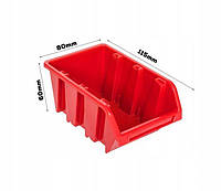 Контейнеры 115*80*60 мм красный пластиковые ящики для метизов коробочки для болтов гаек фитинга